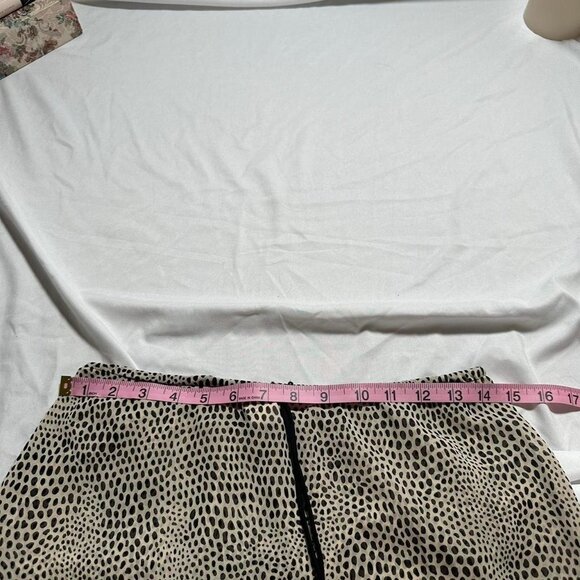 sheer animal print mini skirt - Picture 3 of 5